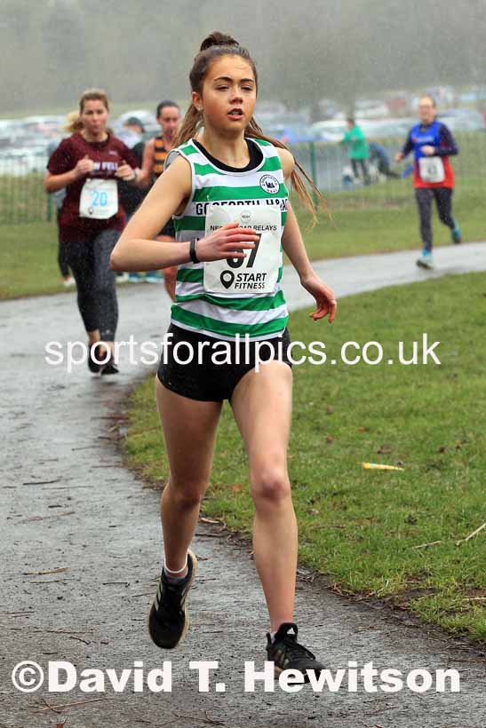 Senior Women and Veteran Women (Over 35s) and Vetreran Men (Over 50s), 2023 NECAA Royal Signals Relays, Hetton le Hole, County Durham. Photo: David T. Hewitson/Sports for All Pics